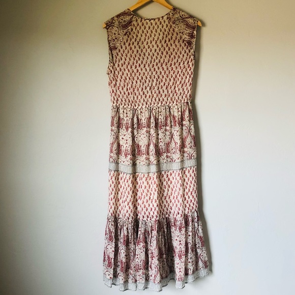 Ulla Johnson Georgette Tropez Midi Paisley Dress - Picture 13 of 16